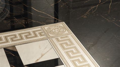 pavimenti versace|Versace ceramics bathroom.